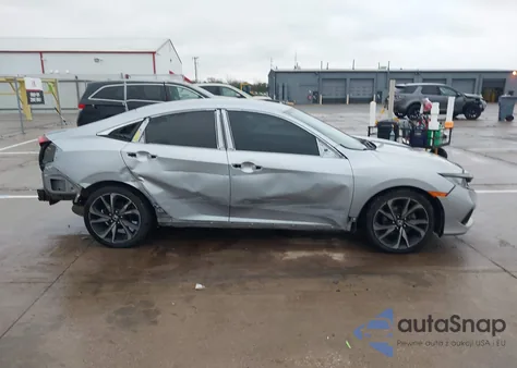 2021 Honda Civic Sport из США, поврежденный, VIN 2HGFC2F87MH519804